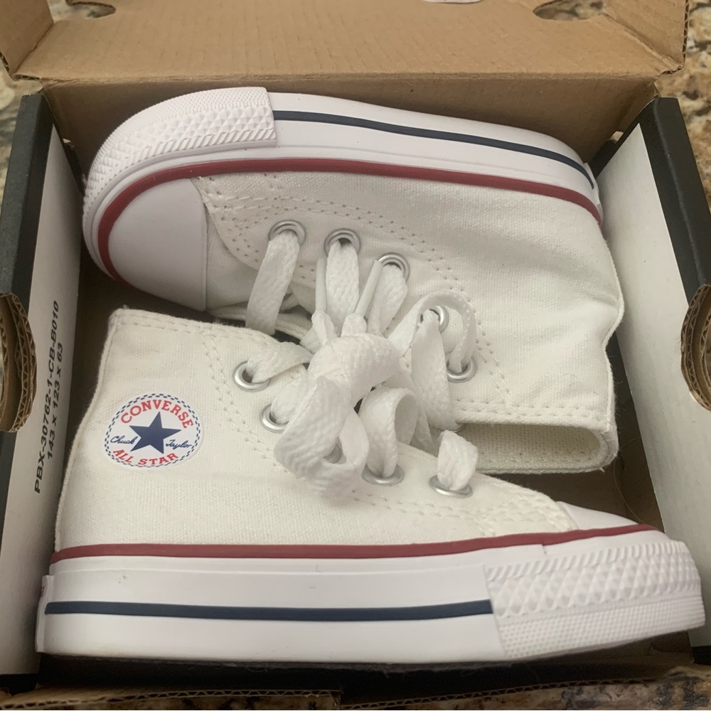 White Converse Infant Hightop
